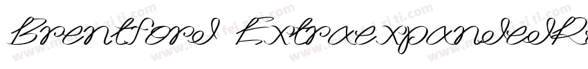 Brentford ExtraexpandedRegular字体转换
